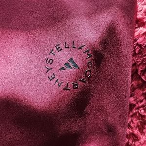 Stella McCartney Adidas shine leggings in wine